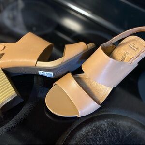 Clarks Women's Brown Heeled Sandals